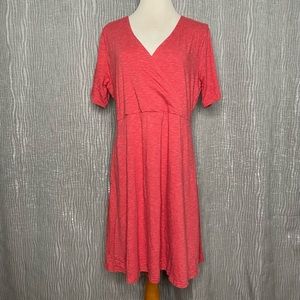 LL BEAN surplice pocket dress